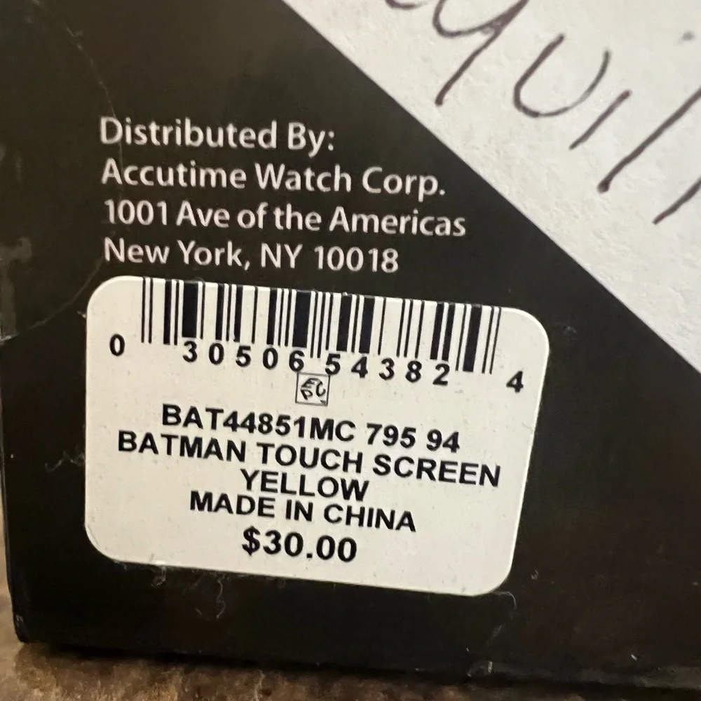 Batman Touchscreen Smartwatch Iconic Wearable NIB